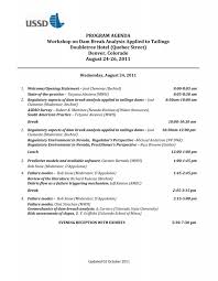PROGRAM AGENDA Workshop