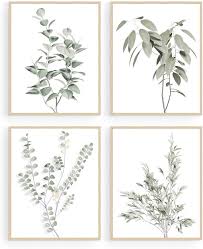 Maybe you would like to learn more about one of these? Buy Plant Wall Decor Botanical Wall Art Boho Wall Decor Minimalist Wall Art Eucalyptus Leaves Photo Pictures Botanical Prints Sage Green Decor Set Of 4 8x10in Unframed Online In Indonesia B08hcr4fdk