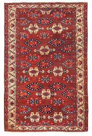 Yomud Multi Gul Main Carpet Turkmenistan First Half 19th Century Textil Teppich
