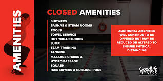 Goodlife Fitness On Twitter When Clubs Reopen Some Amenities Will Be Closed Or Reduced To Ensure Safety Meet Physical Distancing Guidelines From Public Health Authorities Here S A List Of The Some