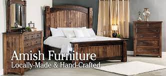 In addition to the living room, maple furniture makes a statement in the bedroom. Shipshewana Furniture Co