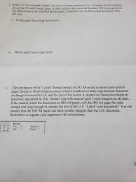 But smaller formats are also popular when it comes to flyers. 1 In The U S The Standard Letter Size Sheet Of Chegg Com