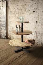 Kalalou Round 3 Tiered Mango Wood And Iron Display Tower Nbh2209 Display Tower Wood Display Decor Display
