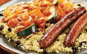 Couscous Marocain Aux Merguez Rachelle Bery Recipe Moroccan Cooking Couscous Food Design