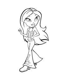 Although nervous, they feel excited and confident that they will excel. Bratz 32412 Cartoons Printable Coloring Pages