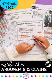 Evaluate Arguments And Claims 6th Grade Ri 6 8 Google Distance Learning Teaching 6th Grade Reading Comprehension Texts Sixth Grade Reading