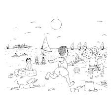 Maybe you would like to learn more about one of these? Children Playing On The Beach Stock Illustration Illustration Of Boys Drawing 22803039