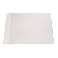 Liquid method first of all, gently vacuum clean the heavy layer of the dust from the lampshade. Large Rectangle Lamp Shade In White Linen Fabric With Spider Assembly Dcl Sh7284 Pcw Destination Lighting