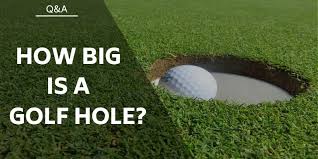 Image result for what is the width of a golf hole