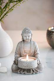 Ningbo sanso import & export co., ltd. Buy Stone Effect Buddha Tealight Holder From Next Germany