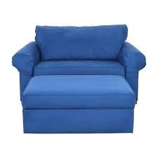 Enjoy free shipping on most stuff, even big stuff. 89 Off Ethan Allen Ethan Allen Twin Sleeper Marina Chair With Ottoman Chairs