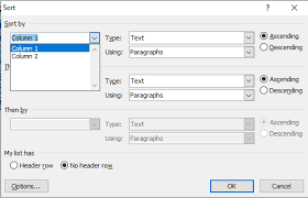 In word versions prior to word 2007: How To Alphabetize Data In Microsoft Word Javatpoint