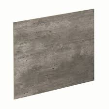 Credence Stratifie Effet Beton Brut Chene Boreal H 64 Cm X L 300 Cm Credence Stratifie Beton Brut Credence