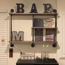 Storage metal shelf wire shelving unit with wheels 82x48x18 sturdy steel heavy duty 6 tier layer rack with casters for restaurant garage pantry kitchen garage rack black 4.7 out of 5 stars 3,062 Buy Industrial Pipe Shelving Wall Mounted Wall Shelf Unit Bookshelf Hanging Wall Shelves 43in Rustic Metal Floating Shelves Steampunk Real Wood Book Shelves Farmhouse Kitchen Bar Shelving 3 Tier Online In Nigeria B0832jx488