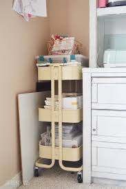 Planning your perfect craft room. Cute Functional Craft Room On A Budget The Happy Scraps