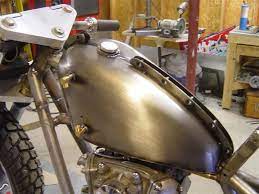Love This Tank And The Fuel Gauge Bike Tank Bike Culture Old School Motorcycles