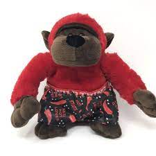 Dan Dee Plush Red Brown Monkey Gorilla Wild Thing Red Hot Lover Boxer Shorts 10 Dandee Plush Stuffed Animals Monkey Plush Dinosaur Stuffed Animal
