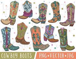 Cowboy Boot Clipart Cute Cowgirl Boot Clipart Cowboy Boot Clip Art Cute Western Clipart Cowboy Boots Graphics Commercial Use Clipart Cowboy Boots Pink Cowgirl Boots Clip Art