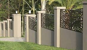 Most deck privacy screens are configurable panels so you can angle them in different positions depending on how you want to set up your deck. Stratco Decorative Privacy Screen Panel 4 X 2 Screen Flora Design With Rustic Look Four Foot By Two Foot Lightweight Metal Privacy Screen Amazon Ae