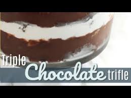 Hershey's easter candy basket ideas + a brownie trifle #bunnytrail · 1 family size box of hershey's brownie mix (plus ingredients listed on box) . Triple Chocolate Trifle Favorite Family Recipes
