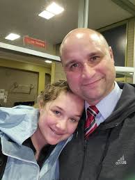 When you are cheering your daughter...