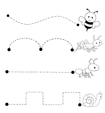 Bugs Trace Line Worksheet Crafts And Worksheets For Preschool Toddler And Kindergarten Tracing Worksheets Preschool Preschool Tracing Preschool Worksheets