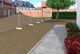 Bauzaun Als Provisorischer Gartenzaun Sistemas Construtivos Projetos De Construcao Construcao De Casas