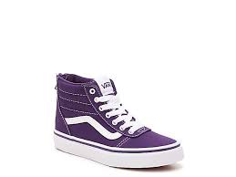 Vans Ward High Top Sneaker Kids Purple Vans Purple Shoes Vans Shoes High Tops