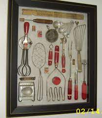 Pictures of antique kitchen tools. What A Fun Idea Vintage Kitchen Utensils Grandmothers Kitchen Antique Kitchen