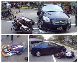 Official media say a van carrying 20 singaporean students participating in a community service project has crashed into a curb in central vietnam, injuring copyright © 2021 abc news internet ventures. Video Goes Viral Of The Before And After Moments Of Motorcycle Car Accident The Independent Singapore News