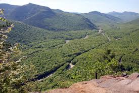 The View From The Top Of Frankenstein Cliff Including Our Parking Area Surprisingly Far Below Although Less Sur White Mountains Mountains Natural Landmarks