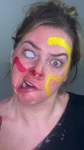 Afro Circus Makeup Zombae Undead