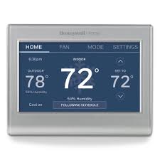 To replace the battery in either series: Honeywell Home Wi Fi Color Smart Thermostat At Menards