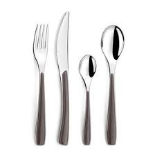 Menagere 24 Pieces En Inox Et Manche Plastique Zephyr Amefa Couverts Design Couverts De Table Inox