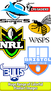 Create a professional rugby logo in minutes with our free rugby logo maker. Updated Rugby Logos Pixel Art Color By Number Book Pages Pc Android App Download 2021