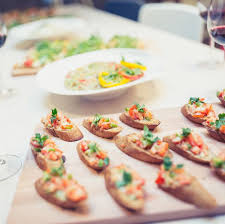 Pea and prawn crostini 8 Best Canape Recipes Drinks Party Recipes