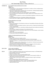 See examples of food and beverage assistant job descriptions and other tips to attract great candidates. Food And Beverage Associate Cv May 2021