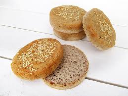 Prepare bread pan or hamburger bun pan (i use a muffin top pan) by greasing and dusting with rice flour. Rustic Gluten Free Vegan Burger Buns The Vegan Monster