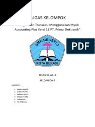 Kunci jawaban pt berkah oleh bu popi diposting pada juli 17 2020. 18 Kunci Jawaban Pt Prima Elektronik Myob Png Wallpaper