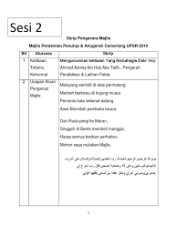 Majlis dengan segala hormatnya menjemput yang berusaha ust. Skrip Pengacara Majlis Mesyuarat Agung Pibg