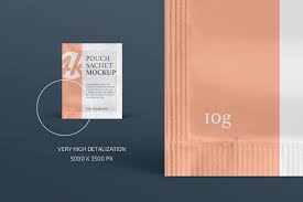Download Pouch Sachet Mockup Set In Packaging Mockups On Yellow Images Creative Store PSD Mockup Templates