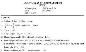 Maybe you would like to learn more about one of these? Contoh Soal Ulangan Harian Pkn Kelas 3 Sd Semester 2