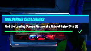Rare , dc series & marvel series. Find The Loading Screen Picture At A Quinjet Patrol Site Fortnite Wolverine Challenges Week 2 Youtube