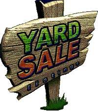 Image result for yard sale sign