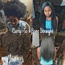 How To Get Natural 4a 4b 4c Hair Bone Straight With No Chemicals 4c Hairstyles Natural Hair Routine Straightening Curly Hair