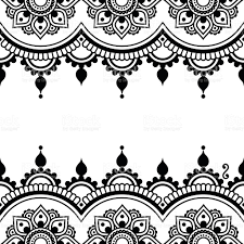 Mehndi Indischen Henna Tattoo Design Grusse Karte Mit Spitze Ornament Lizenzfreies Vektor Illustr Muster Tattoos Henna Tatowierung Designs Henna Tattoo Designs