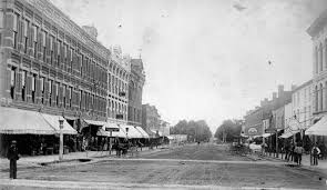 Photo From Late 1800s Shows A Bustling Downtown Albion Orleans Hub Main Street Preston Street View