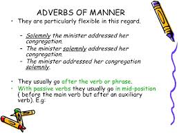 Adverbs And Adverbial Clauses