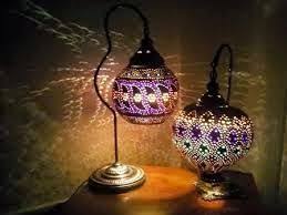 Su Kabagindan Lamba Yapimi Abajur Ve Avize Sus Kabagi Turk El Sanatlari Ve Hobiler Lamba Abajur Mavi Sanat