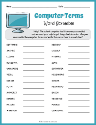 I'm on a laptop or desktop computer but still can't play. Computer Terms Word Scramble